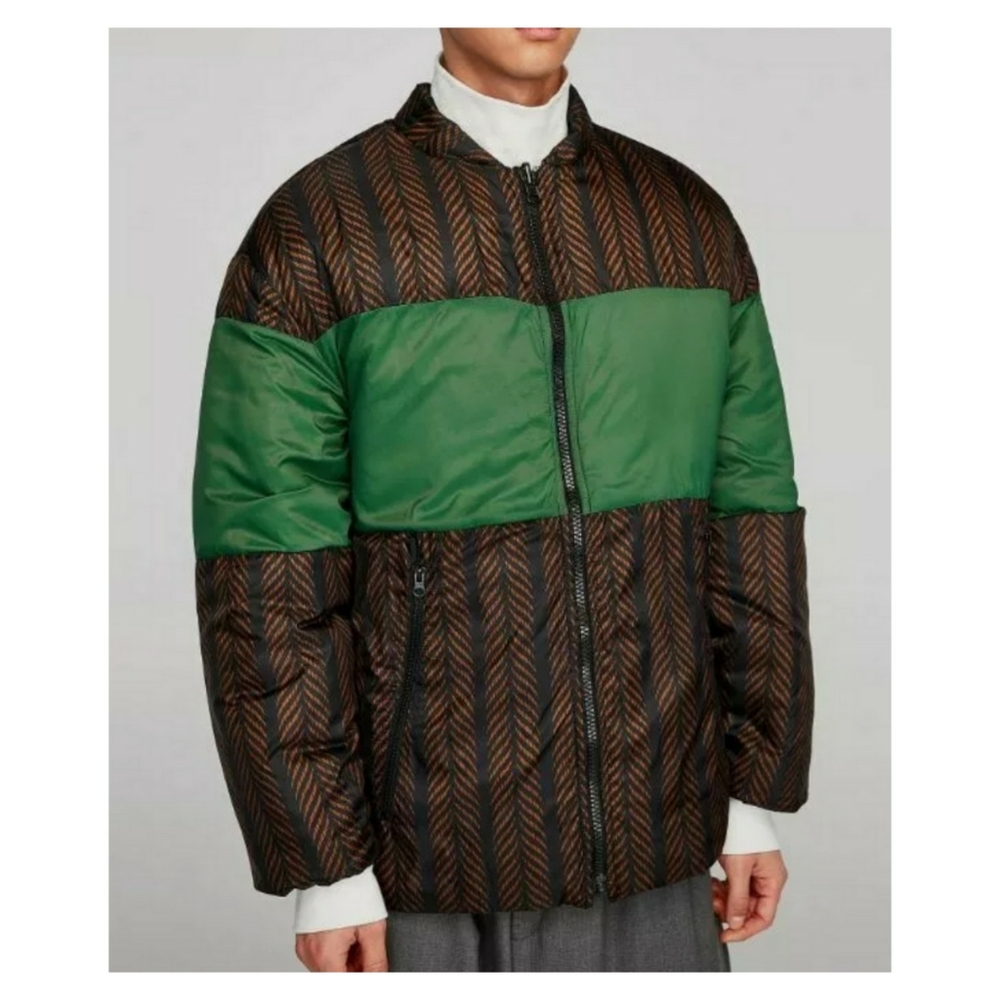 ZARA Reversible Puffer Jacket  Mens size Large - Picture 2 of 5